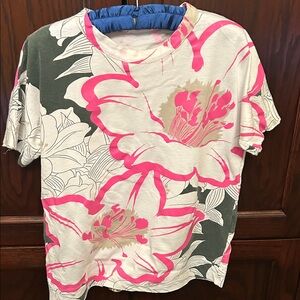 Marni Pink and Cream Graphic Tee